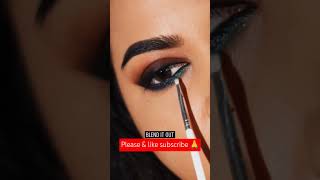 colourful 10 Kajal smokey eye makeup😱😱shots makeup eyemackup youtube viralshort [upl. by Akeit]