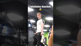 Calisthenics reactions in the Gym😨👀 [upl. by Angelita]