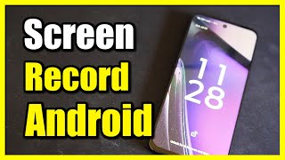 How to Record Screen on Android 13 Phone Fast Tutorial [upl. by Dorris]