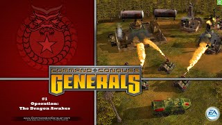 Command amp Conquer Generals  CHINA Campaign  Mission 1  The Dragon Awakes [upl. by Alebasi]