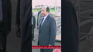 Cameroons 91yearold President Biya returns home [upl. by Lilias106]