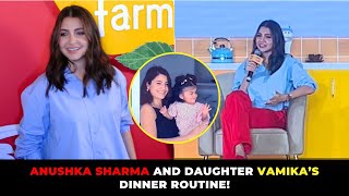 Anushka Sharma Reveals Why She Eats Dinner At 530 PM With Daughter Vamika  Watch  koimoi [upl. by Ahsya669]