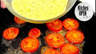 Eggs with Tomatoes  Delicious and simple Breakfast 🍅🥚 [upl. by Yrocej]