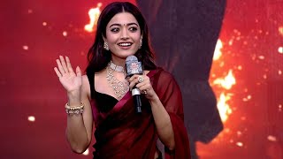 Rashmika Mandanna Superb Hindi Speech  Pushpa2 Trailer Launch Event  Patna  Manastars [upl. by Jahncke]