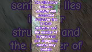 Difference between complex and compound sentences [upl. by Inva902]