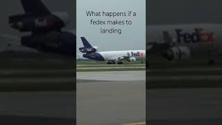 FedEx md11 landing crash in flight 14 [upl. by Eniladam]