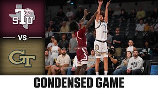 Texas Southern vs Georgia Tech Condensed Game  202425 ACC Men’s Basketball [upl. by Hplodnar739]