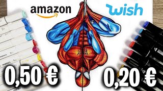 Feutres Alcool WISH vs Feutres Alcool AMAZON [upl. by Gilead597]