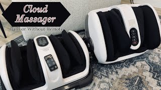 Cloud Massage Shiatsu Foot and Calf Massager Machine with and without remote [upl. by Ahsauqram]