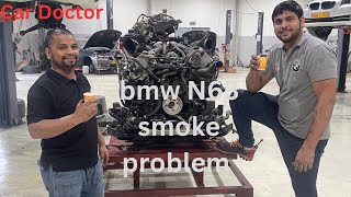 BMW N63 Engine Smoke issue Exgust smoke [upl. by Nanine158]