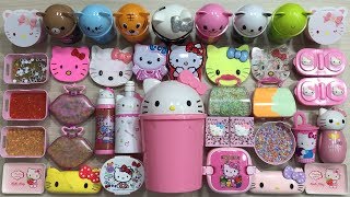 Special Series Hello Kitty Slime  Mixing All My Homemade Sime  Most Satisfying Videos [upl. by Yerag31]