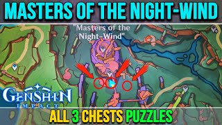 Masters of the NightWind Chest Puzzles Genshin Impact [upl. by Adnil]