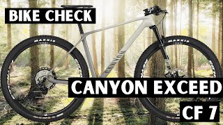 Bike check de bicicleta Canyon Exceed CF 7  MTB [upl. by Brittni931]