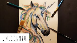 Como dibujar un UNICORNIO paso a paso [upl. by Sidell]