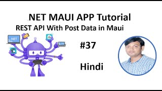 NET MAUI Tutorial For Beginners 37  API Service  Post Data in Hindi [upl. by Alaehs930]