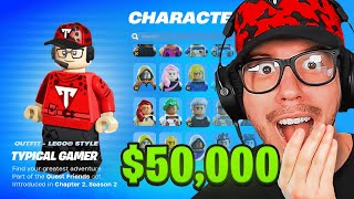 My 50000 LEGO Fortnite LOCKER TOUR WORLD BEST [upl. by Thanh]