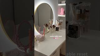 Vanity Room Clean amp Reset 🎀🪞🌸✨ [upl. by Anolahs364]