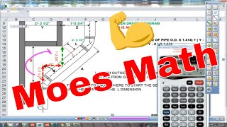 Mastering Pipefitter Math Solving 45sets Around Tricky Corners With Moes Math [upl. by Nosirb453]