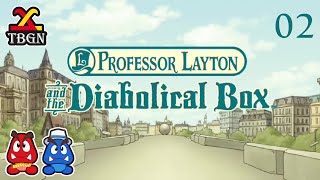 Professor Layton and the Diabolical Box Lets Play Part 02  TBGN  Aboard The Molentary Express [upl. by Lam]