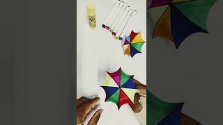 🤩Mini Umbrella  How to make paper umbrella🏖️ Paper Art and crafts shorts short shortsfeed [upl. by Orteip]