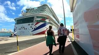 PampO Iona canaries cruise g305 Fuerteventura [upl. by Yremogtnom]