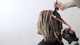 Long Mens Haircut and Color featuring Brian Haire  FreeSalonEducationcom [upl. by Rickey]