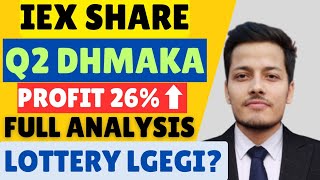 IEX Q2 RESULT ANALYSIS  IEX SHARE BREAKING NEWS  IEX NEXT TARGET iexshare marketscientist98 [upl. by Kwarteng847]