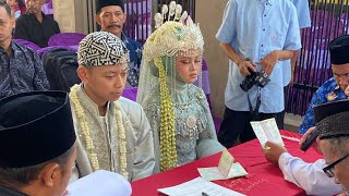 Akad nikah kak Aisha Singosari [upl. by Reisinger303]