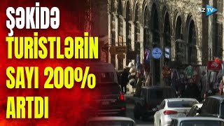 Şəkiyə gələn turistlərin sayı payız mövsümü üzrə 2 dəfə artdı – REPORTAJ [upl. by Anyehs761]