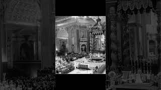 Ambrosian Pontifical Mass celebrated by Card Montini in Vatican in presence of Pope John XXIII [upl. by Htehpaj]