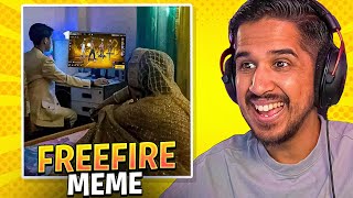 FUNNIEST FREE FIRE MEME REVIEW 🤣💀 [upl. by Ahsinot]