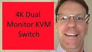 iogear 4k Dual Monitor KVM Switch [upl. by Aohsoj620]