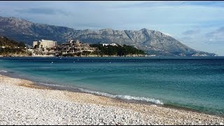 Beach Slovenska plaža Budva  Montenegro [upl. by Jarred]