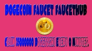 Dogecoin Faucet  25000000 Dogetoshi Cada 0 Minutos [upl. by Packston]