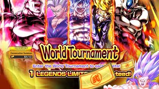 HOW TO GET FREE 50 WORLD TOURNAMENT TICKET IN DRAGON BALL LEGENDS dblegends dragonballlegends [upl. by Jasen]