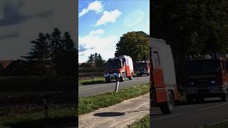 KFB Grafschaft Bentheim auf Alarmfahrt im Landkreis Osnabrück einsatz automobile feuerwehr feuer [upl. by Demakis608]