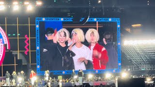 241110 SEVENTEEN AJU NICE Everlasting Encore with blonde wigs  Right Here World Tour LA Day 2 [upl. by Burley]