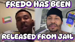 UK RAPPER FREDOPG KickGame FINALLY released from Dubai PRISON fredo dubai prison ukrap [upl. by Austine]