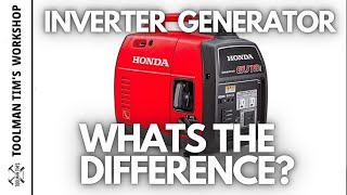 INVERTER GENERATOR Whats the DIFFERENCE between an INVERTER GENERATOR and a regular generator [upl. by Kenwrick853]