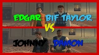 BULLY DUELO  Edgar amp Bif Taylor TOWNIESPREPS VS Johnny amp Damon GREASERSJOCKS [upl. by Dusa]