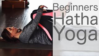 Hatha Yoga For Beginners At Home 30 min Workout [upl. by Ateloiv]