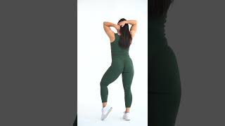 Organic Cotton Ribbed Tank Top womensactivewearactivewear gymattire workoutclothes [upl. by Sibyls]