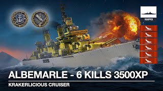 Albemarle  6 Kills 3500XP World of Warships Legends Xbox Series X 4K [upl. by Holds]