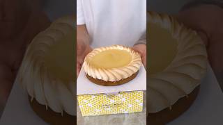 Olive Oil 🍋 Tart Refreshing and very creamy Cc cedricgrolet shorts trending pastry [upl. by Fritzie]