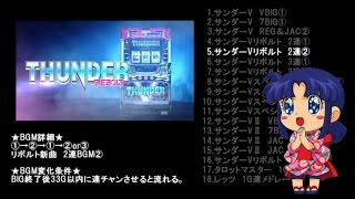 【パチスロ音楽】サンダーVリボルト まとめ【アクロス】 [upl. by Nnylimaj]