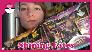 Shining Fates Mad Party Pin Collection Unboxing [upl. by Sumedocin]