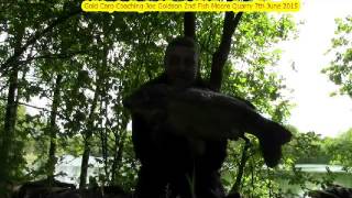 Gold Carp Coaching Joe Goldson 2nd Fish Moore Quarry 7th June 2015 [upl. by Alusru244]