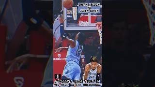 Ja Morant Almost Bumped his Head on the BackBoard‼️ nba jamorant trending shorts reels block [upl. by Mossberg]