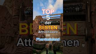 TOP 5 der BESTEN Attraktionen im Phantasialand freizeitpark phantasialand top5 ranking [upl. by Foskett]