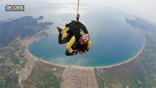 First sky dive above Empuriabrava Catalunya  Spain [upl. by Ecnahoy73]